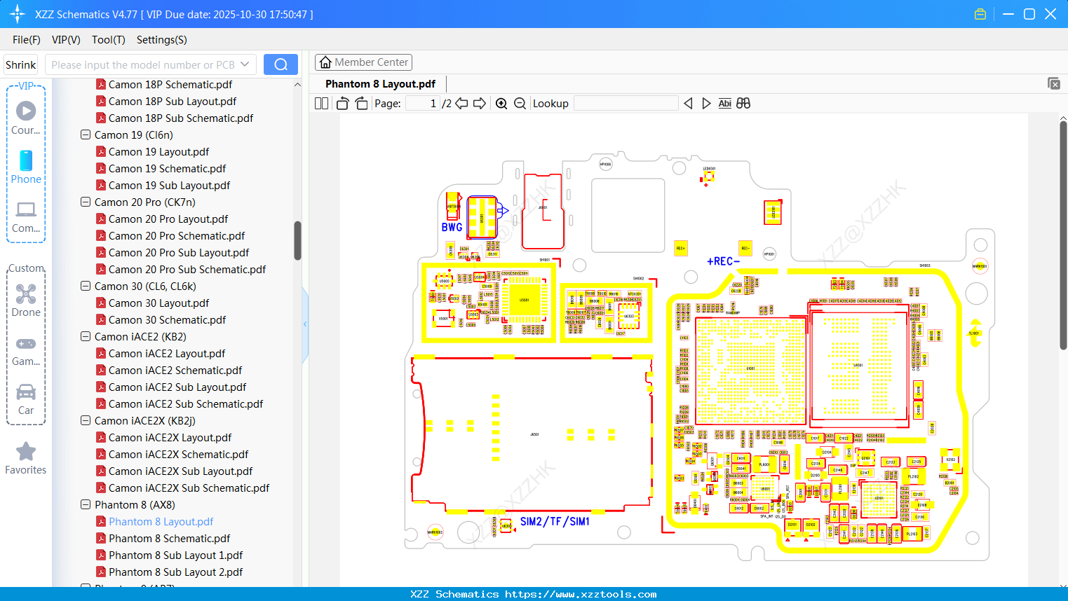 Tecno Phantom 8 Layout